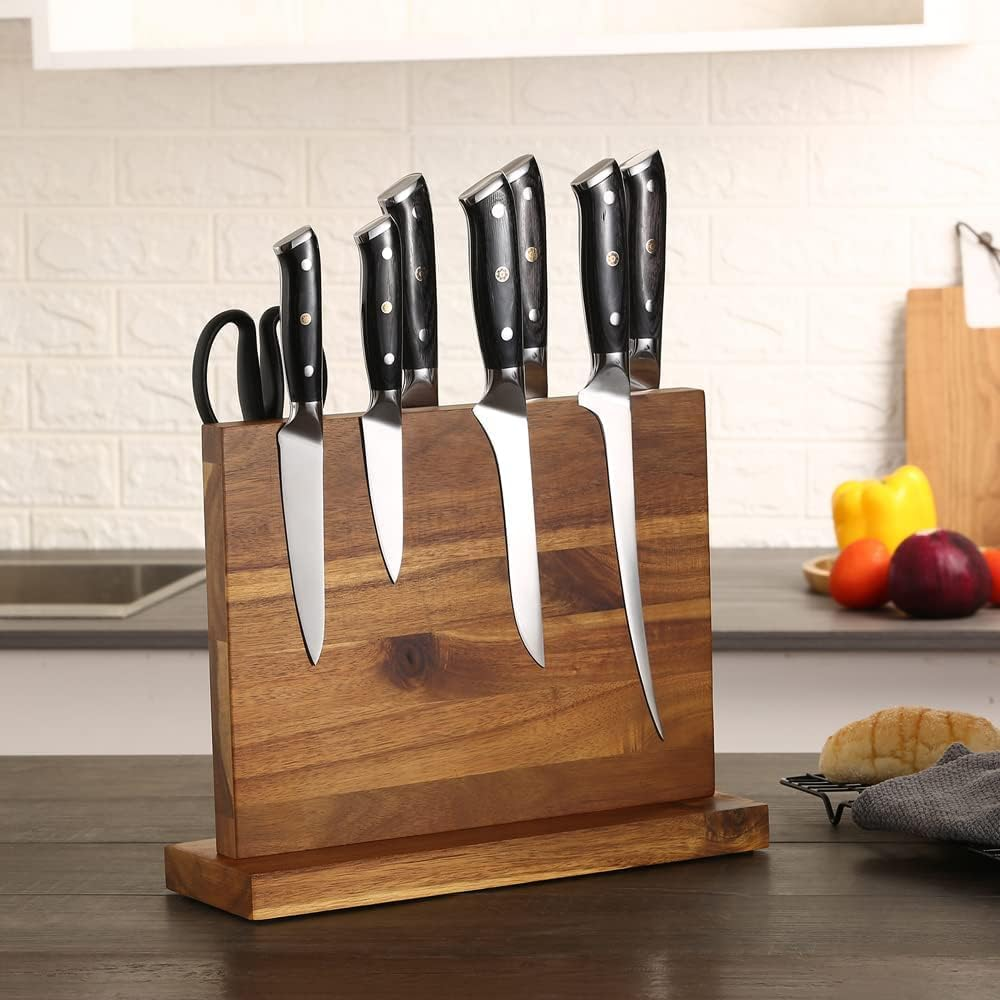 Magnetic Knife Block - Magnetic Knife Holder - Magnetic Knife Stand- Cutlery Display Stand and Storage Rack image number 1