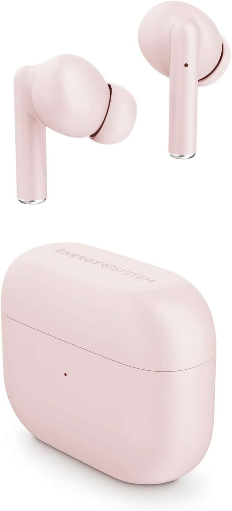 Energy Sistem True Wireless Headphones Style 2 Champagne (Wireless Stereo Headphones, BT 5.1, Deep Bass, Charging Box) - Champagne