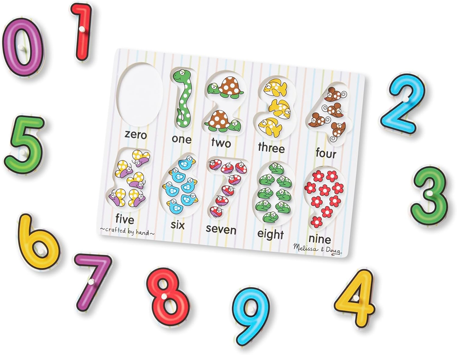 Melissa & Doug - Numbers Peg Puzzle image number 6