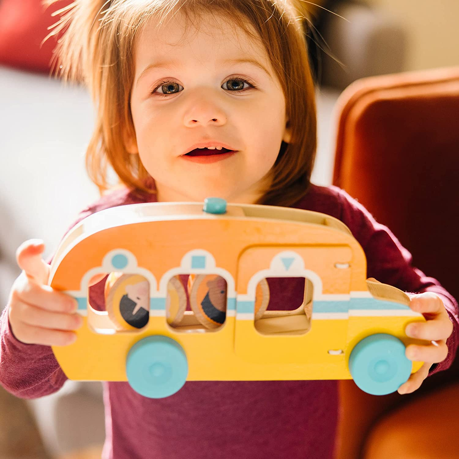 Melissa and Doug - Go Tots Roll & Ride Bus image number 4