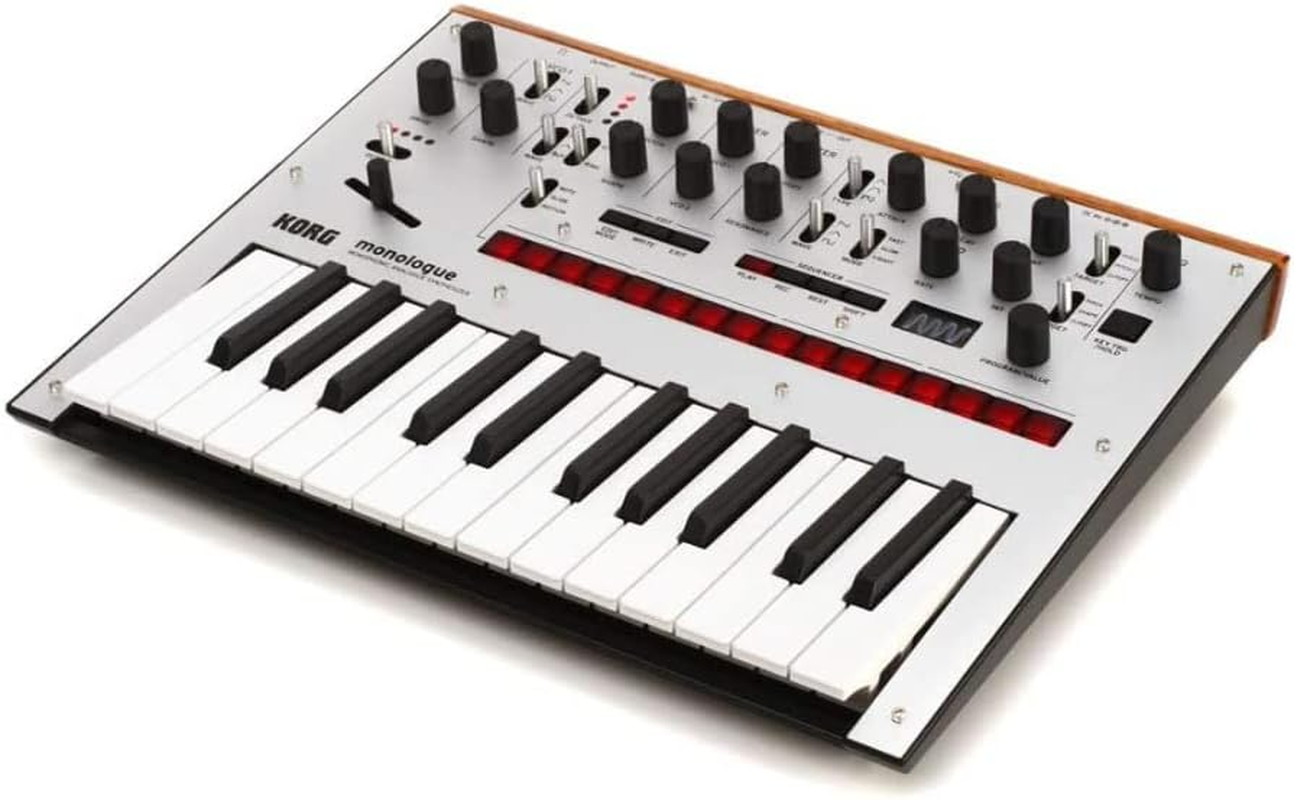Korg Monologue Monophonic Analog Synthesizer with Presets-Silver (MONOLOGUESV) image number 2