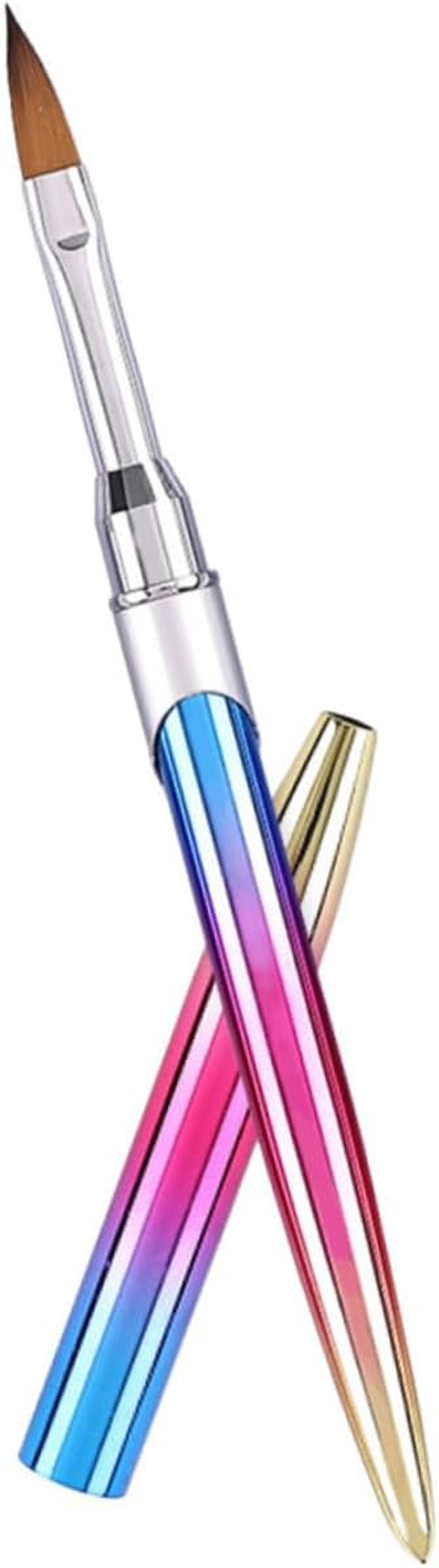 OHPHCALL Flexible Nail Art Brush Pen Smooth Hair Brush for Manicure Nail Art Accessory