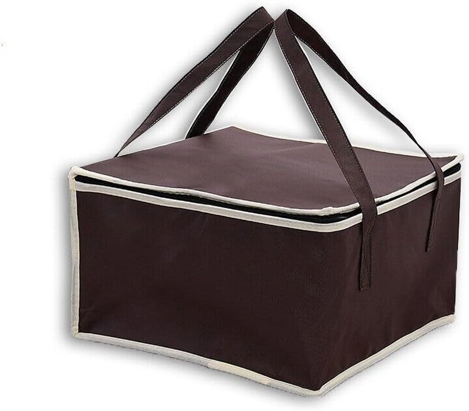 Pizza Delivery Bag Insulated Thermal Food Container Backpack Storage Insulated, Durable Non-Woven Fabric, 40X40X22Cm, Versatile for Hot and Cold Items