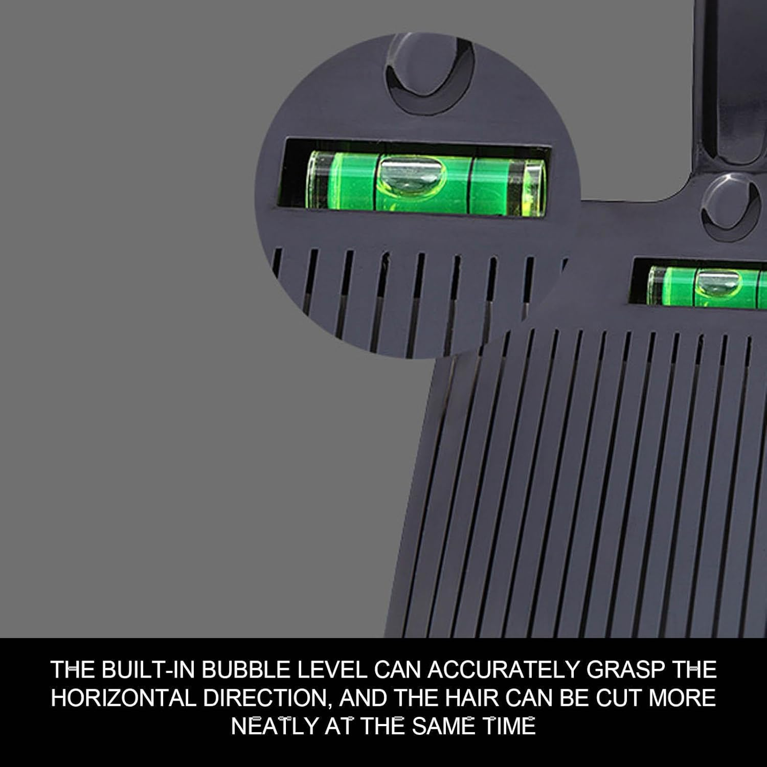 Tuxuseo Flat Top Combe, Flat Top Comb for Men - Hairdressing Comb with Leveling, Professional Antistatic Styling Tool for Home Salon, Haircut Accessories image number 2