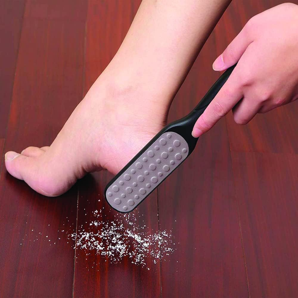 Longivia&reg; Callus Rasp Foot Double Surface Callus File Made of Stainless Steel Foot Rasp Foot File for Callus Remover and Wart Remover Laser Callus File Foot Rasp Foot Callus Remover image number 3
