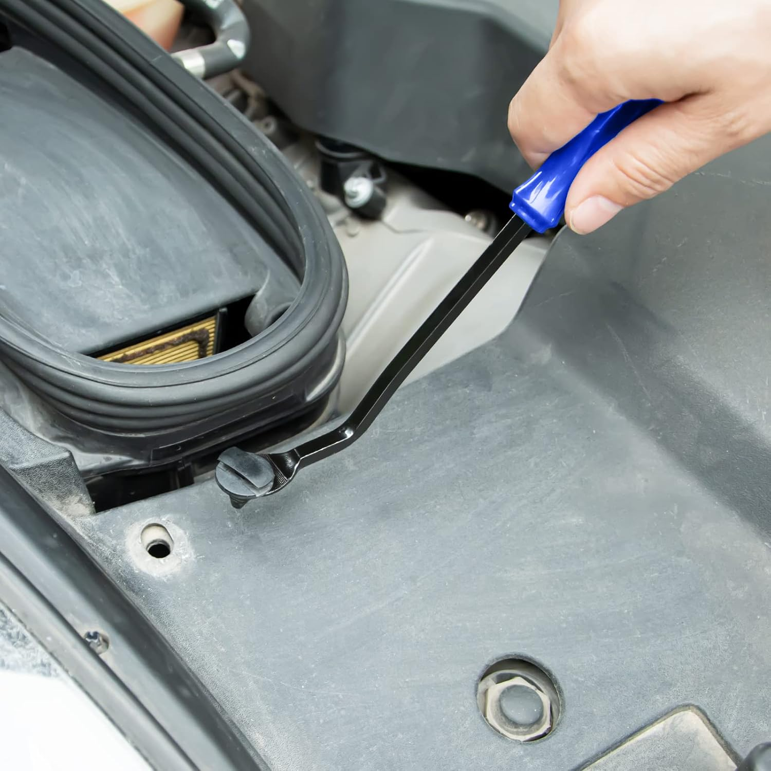 XBRN Auto Trim Removal Tool Kit,13 Pcs Car Panel Door Window Tools Kit,Auto Clip Fastener Remover Pry Tool Set Blue image number 2