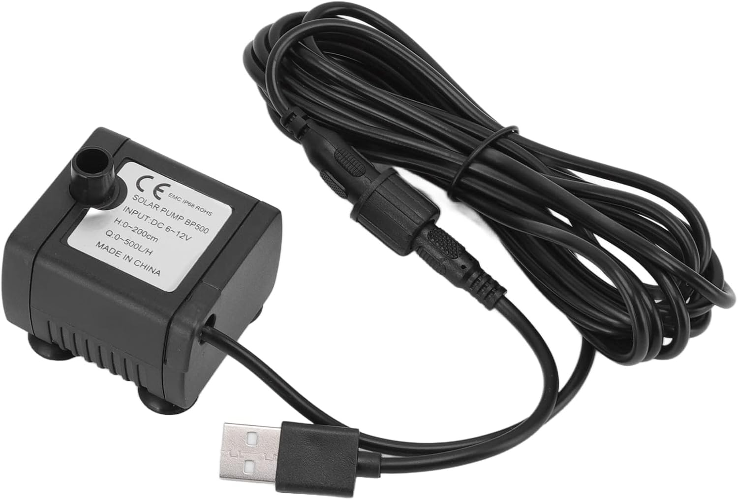 Miniature Water Pump DC6-12V 0-200Cm Head Easy Installation Fountain Pump Fish Tanks Aquariums Decorative USB Micro Hydroponics image number 3