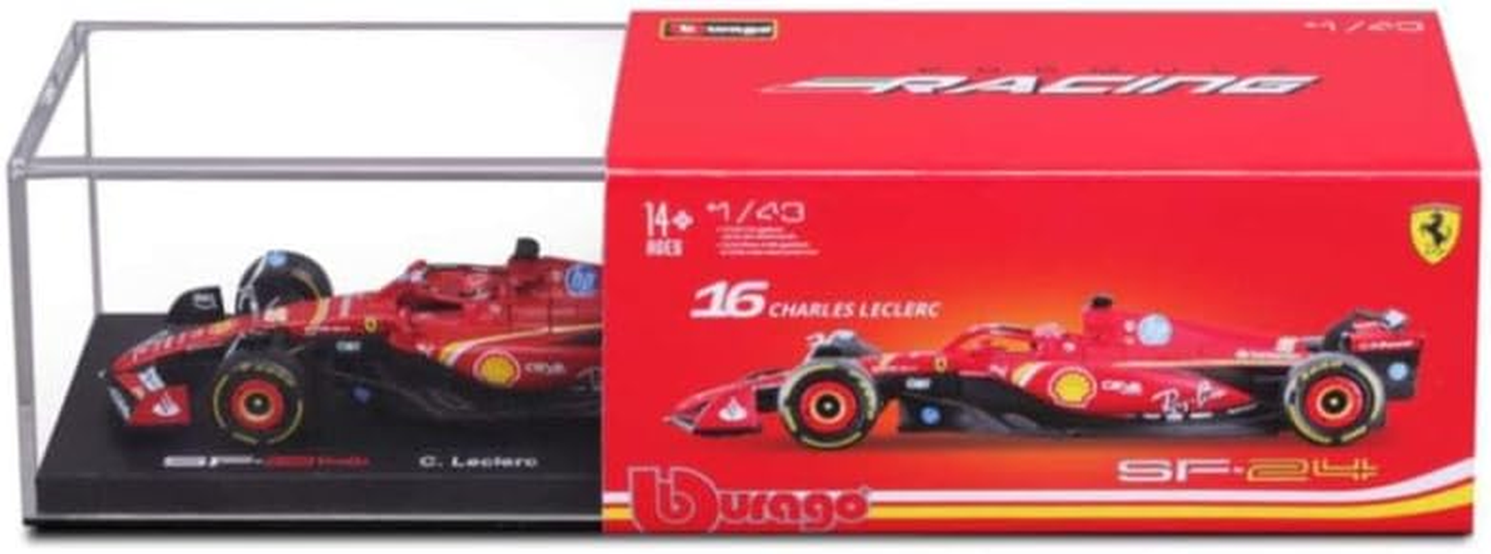 Bburago 1:43 SFR Ferrari SF-24 W/Helmet (2024) image number 1