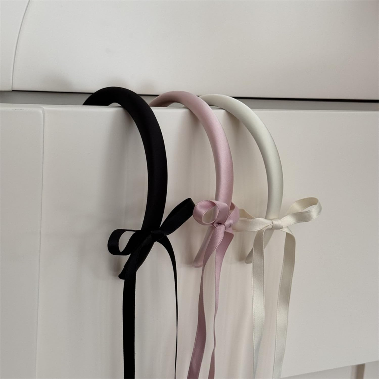 Headband, Hair Accessories for Women, Girls, Bride, Fashion Flower Girl Headbands, Hair Band Headpiece with Tassels (Black) image number 5