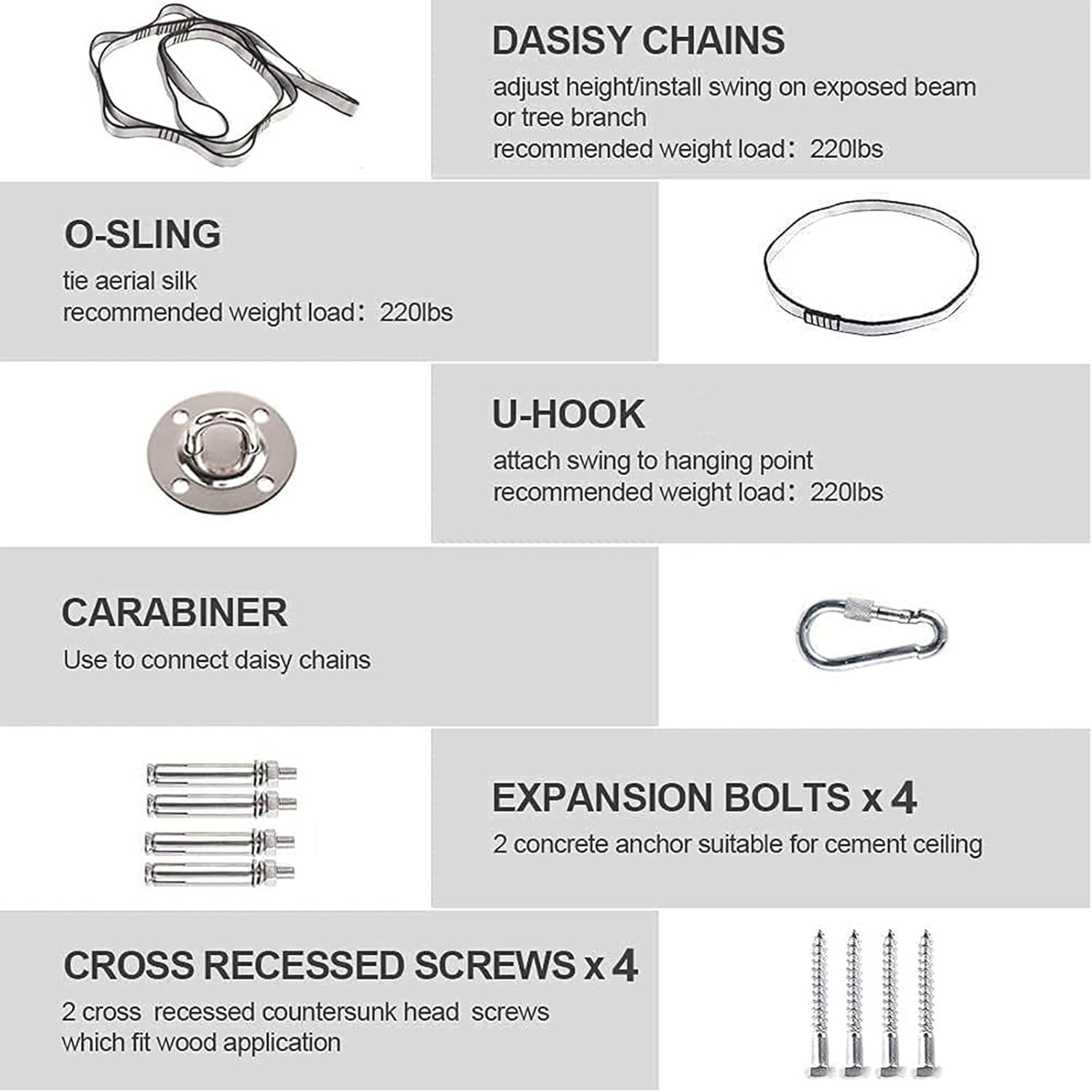 Indoor Sensory Therapy Compression Swing for Children and Adults, Hardware Included, Cotton Therapy Swing and Hammock Chair for Sensory Integration, Sensory Toys for Autism Kids(Blue) image number 6