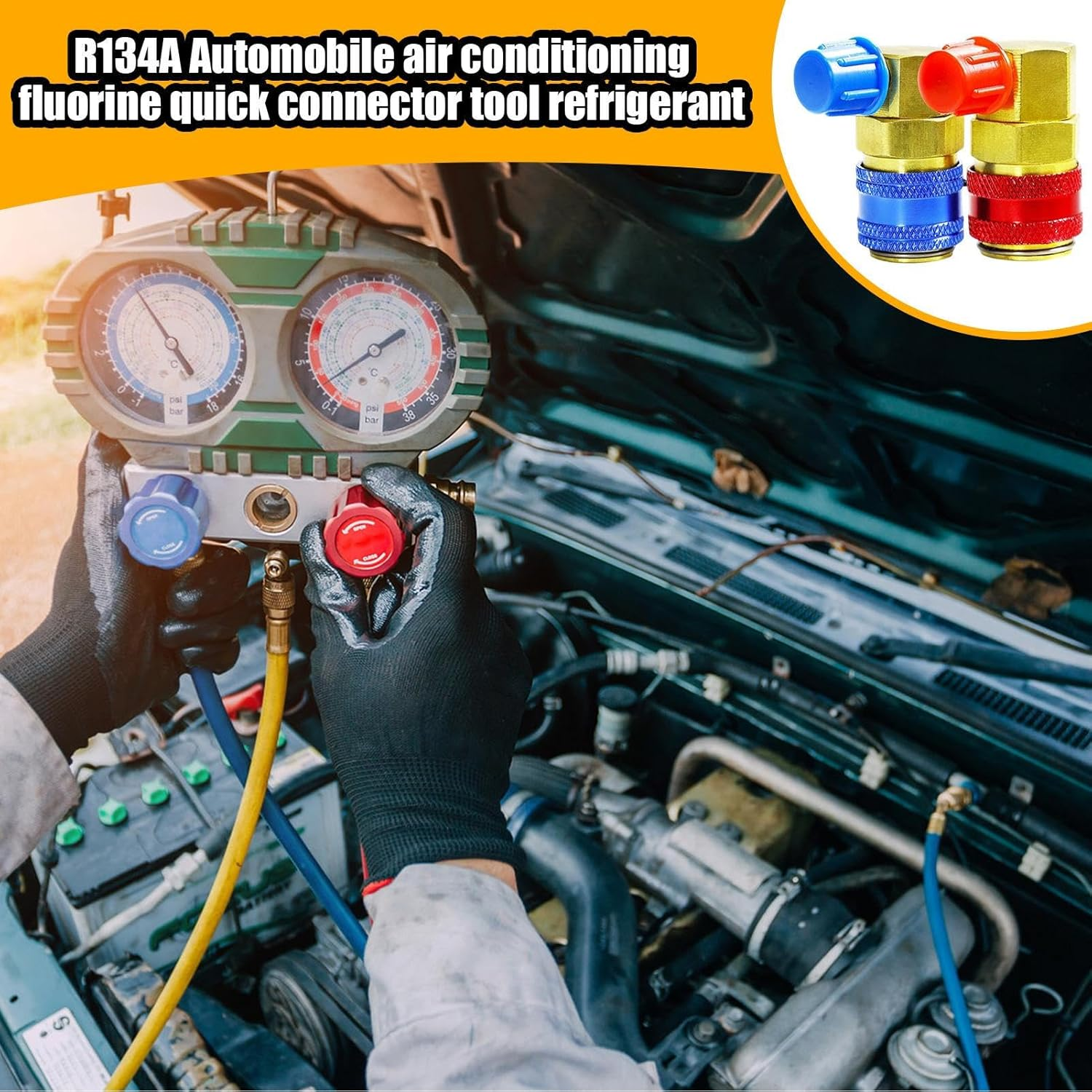 Quick Coupler Adapter, Connectors System Adapters Fittings, Versatile Conversion Fittings Precision Components Tools for Beginners Professionals Adults image number 1