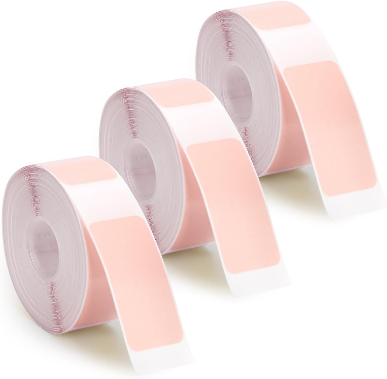 3 Rolls Label Tapes for Phomemo D30 Label Maker, 15Mm X 30Mm Self-Adhesive Label Tape Thermal Sticker Paper Roll for Home Office School Supplies (Yellow)