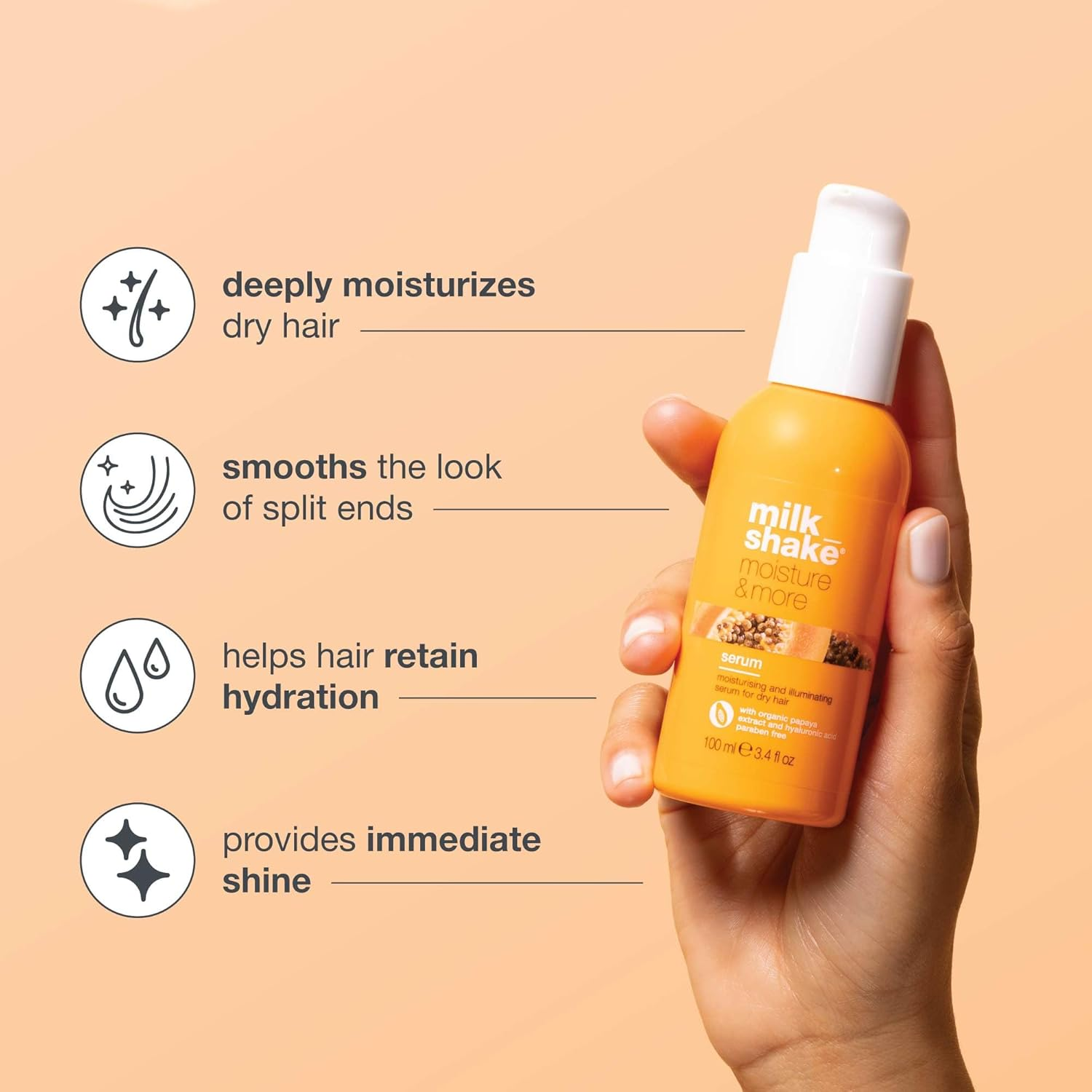 Milk_Shake - Moisture and More Serum 100 Ml/Hair Care /100 image number 3