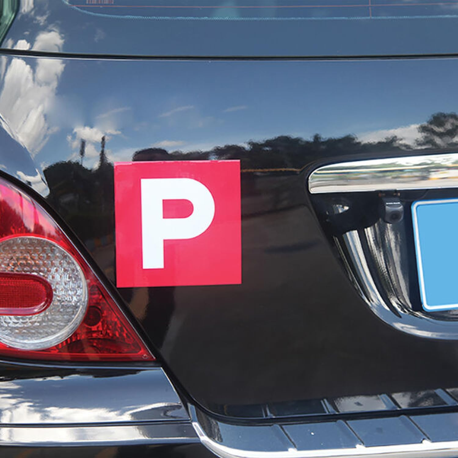 2PCS Learning Learner Driver Magnetic Yellow L Plate Car Licence Green P RED P (Green P for Victoria) image number 5