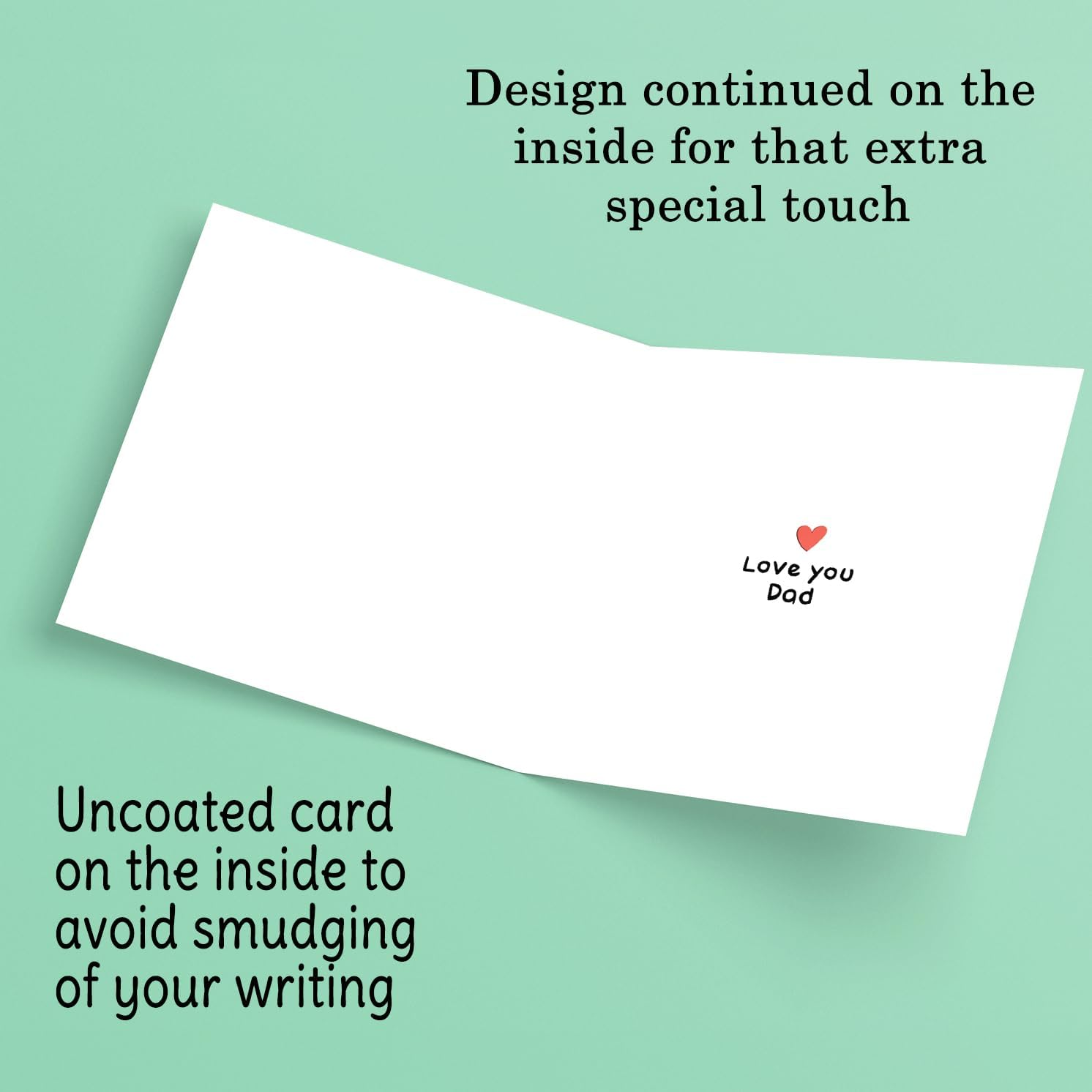 Dad Fathers Day Card - Dad Knows Everything - Happy Birthday Card for Father from Son Daughter, 145Mm X 145Mm Birthday Bday Greeting Cards image number 2