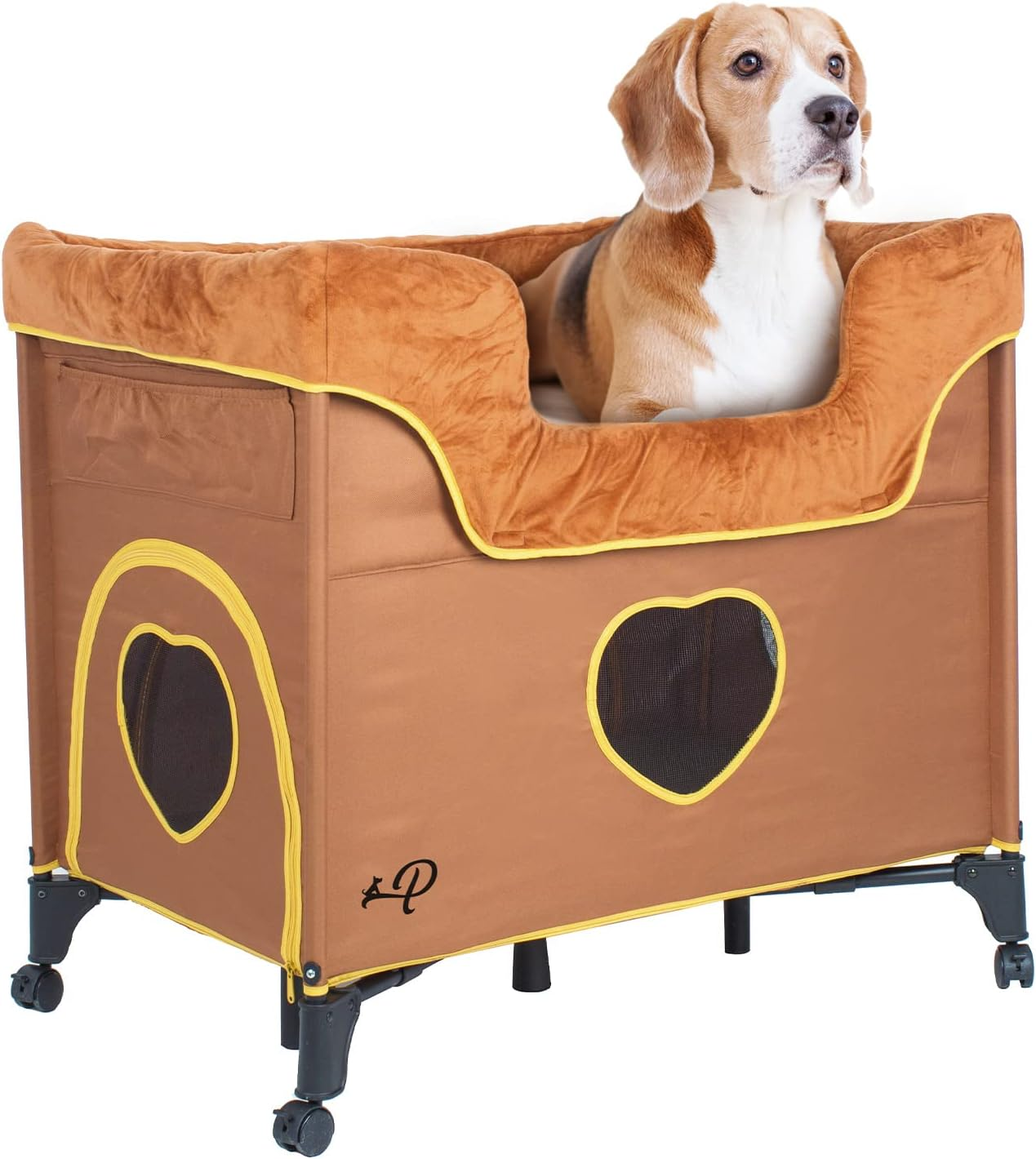 Petique BD01300104 Bedside Lounge-Lion'S Den Pet Bed, Tan, One Size image number 4
