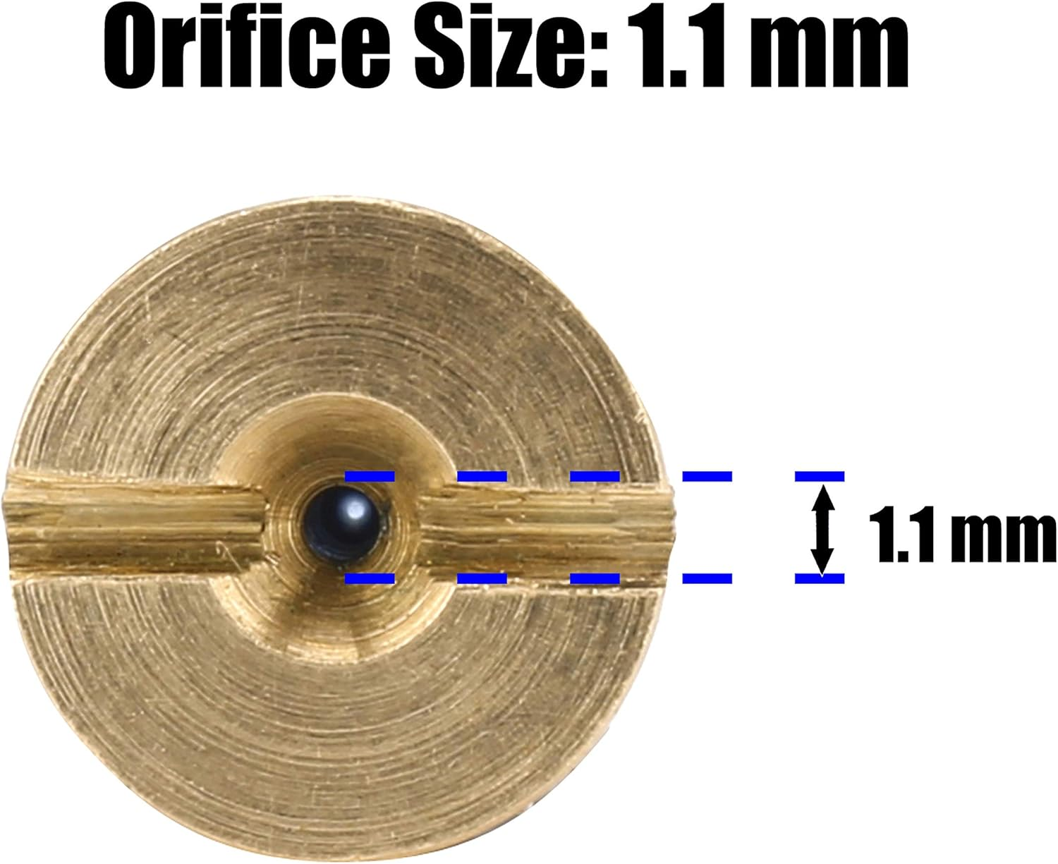 M Mingle Foam Cannon Orifice Nozzle Tips, High Replacement Thread Nozzle for Snow Foam Lance, 1.1 Mm, 2-Pack image number 3