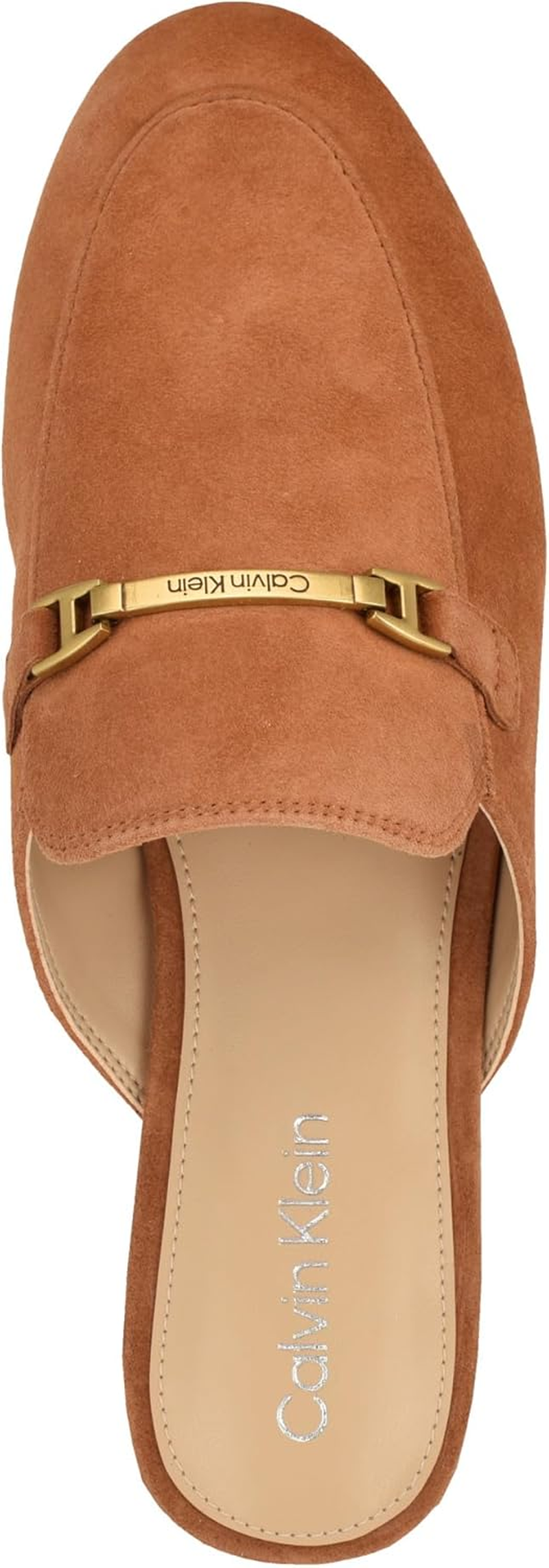 Calvin Klein Womens Sidollmule, Medium Natural 102, 9 image number 4
