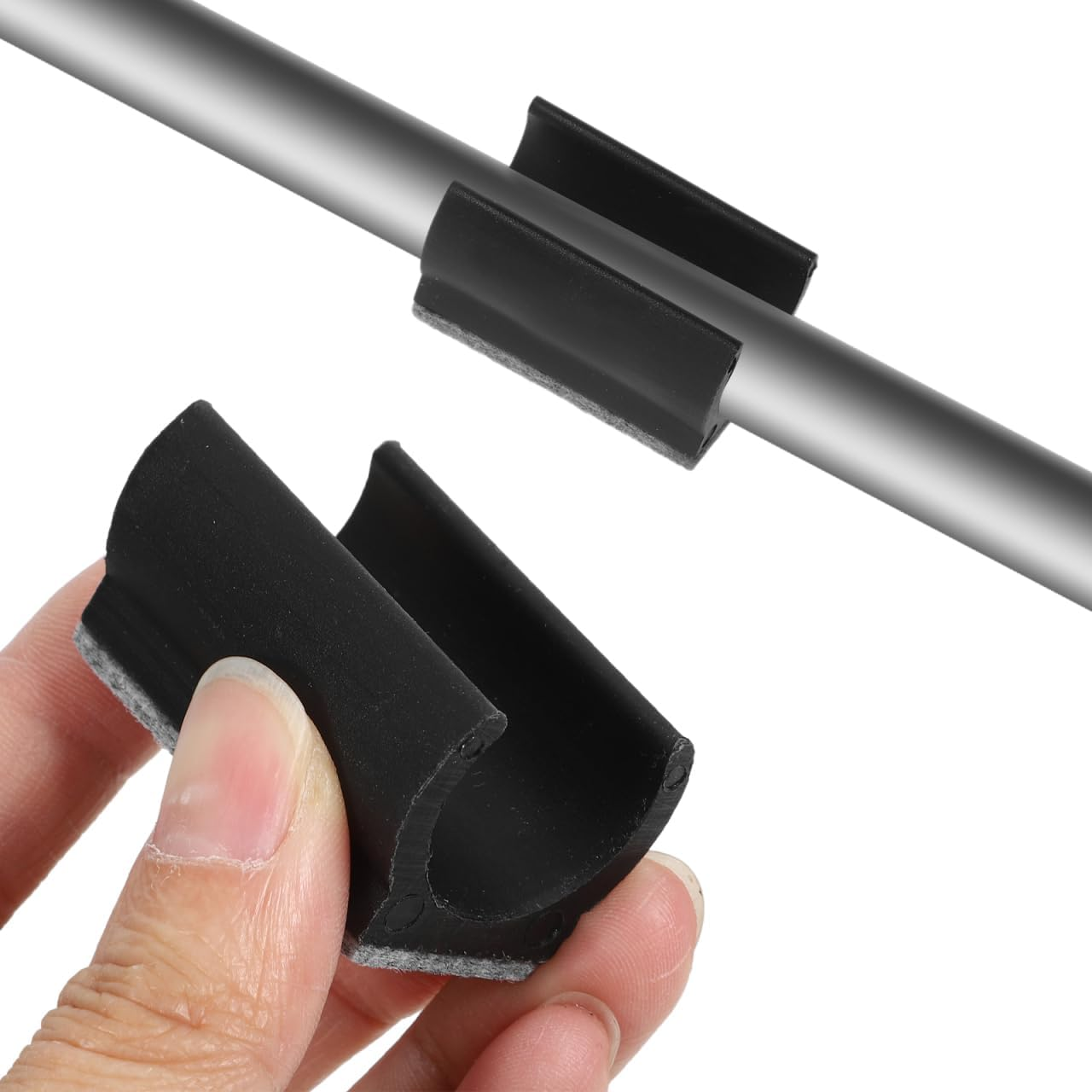 10Pcs U-Shaped Furniture Pads Felt Feet for Chairs Non-Slip Floor Protectors for Hardwood Noise-Reducing Anti-Movement Glides for Sleds Various Furniture image number 3