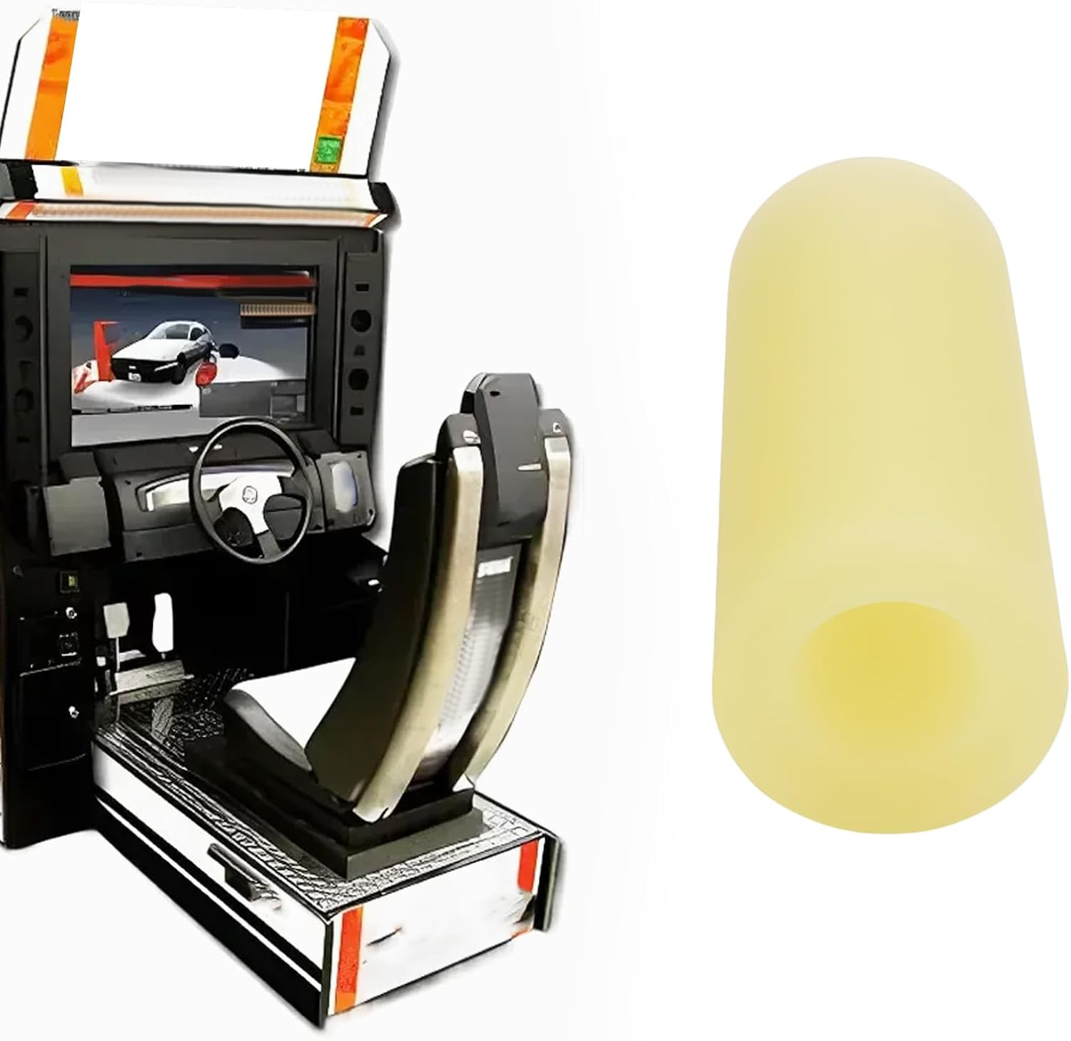 Create Idea Arcade Simulator Game Console Limit Rubber 5.1Cm Compatible with Initial D Arcade for Video Game Machines image number 4