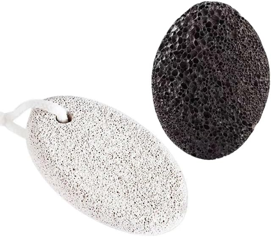 LAKYMIE Pumice Stone Foot Care Callus Remover Natural Pumice Stone for Feet and Hands Callus and Skin Hardening Removal Pack of 2 image number 2