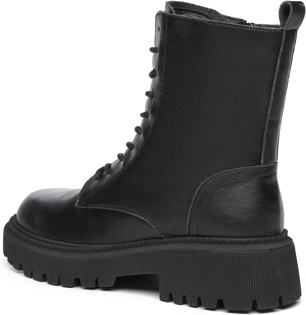 TARRAMARRA Women Boots Leather Lining Lace Upper Suede up Nonslip Chunky Cecilia image number 5