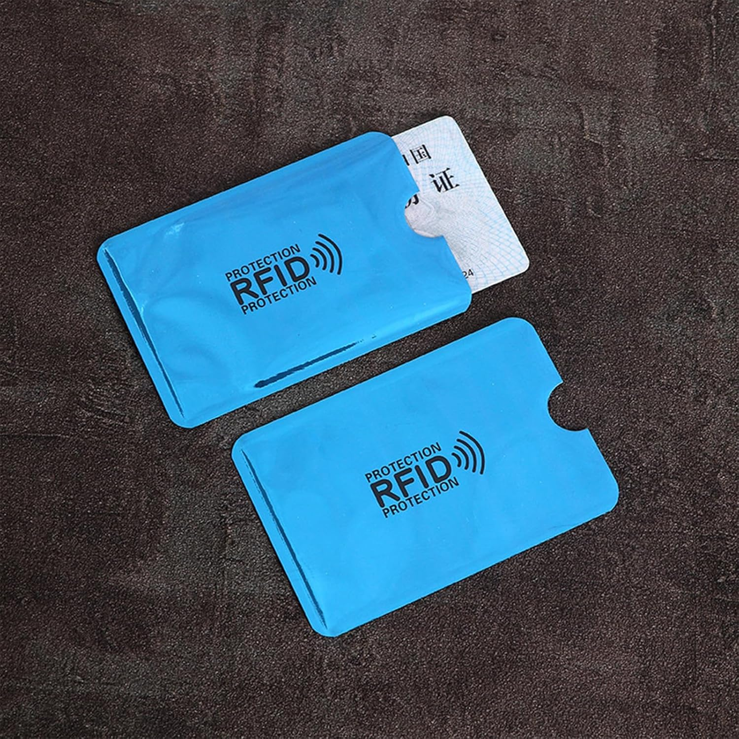 15 Pcs RFID Blocking Sleeves Envelopes Card Holder,Rfid Blocking Credit Card Sleeves RFID Security Holders Suit Set RFID Identity Card Protector for Women Men image number 5
