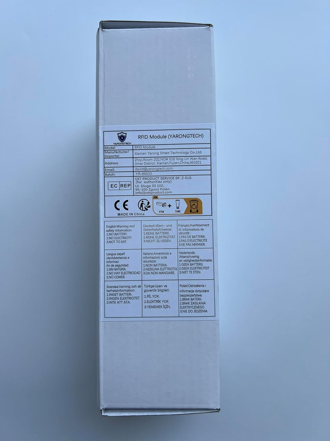 YARONGTECH Blank ISO14443A RFID MIFARE Classic&reg; 1K Card (Pack of 200) image number 2