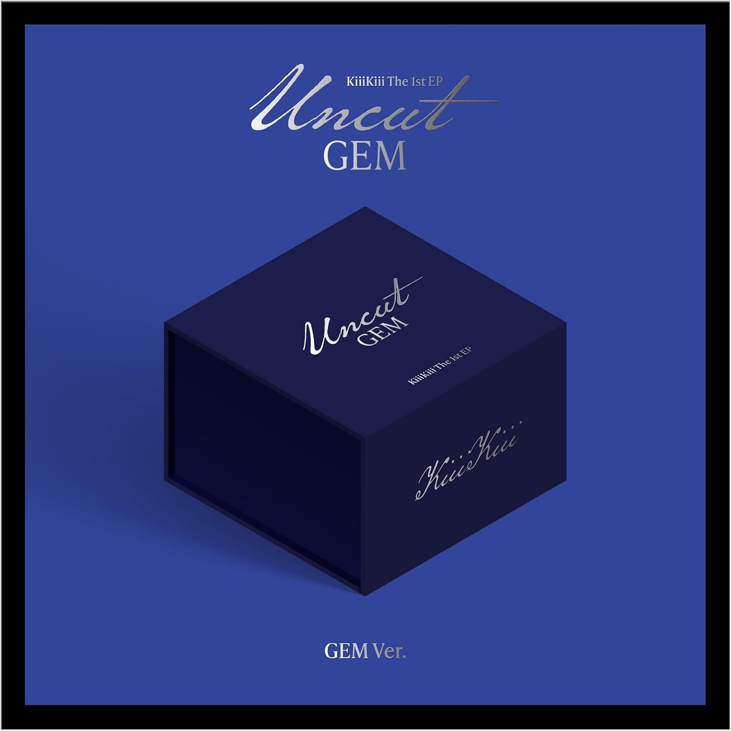 Kiiikiii Uncut Gem 1St Mini Album Limited Gem Version Cd+106P Photobook+1Ea Accordion Lyrics Paper+1P Photocard+1P Unit Photocard+Tracking Sealed