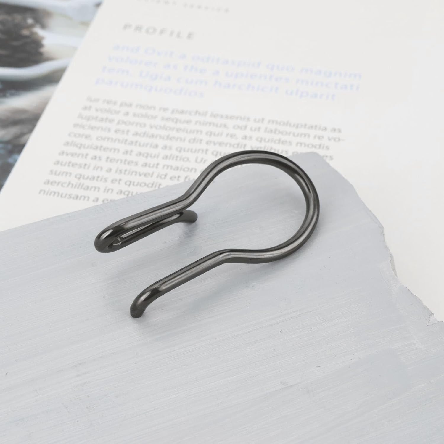 Ecsing 2Pcs Electronic Exhaust Flap Control Valve Actuator Clip Spring Fixed Bow Clamp 18307620323 Compatible with BMW 2/3 Series X5 X6 I8 image number 4