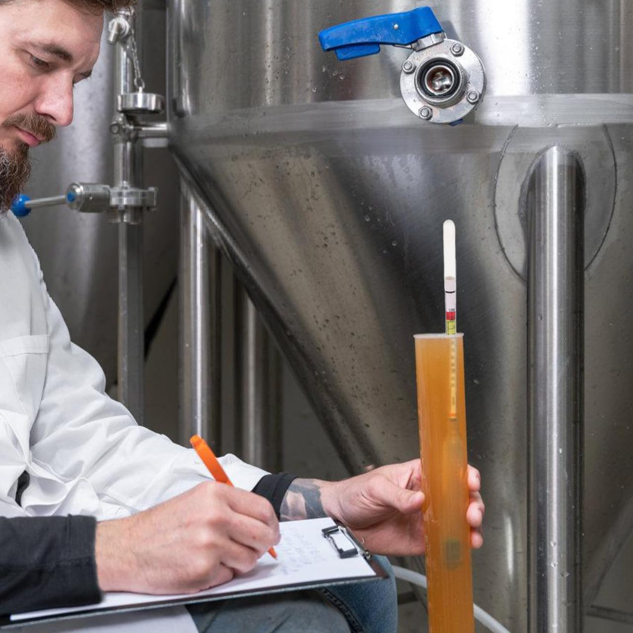 Healvian Wine Hydrometer for Brewing Precision Beer and Wine Making Tool Gravity Meter for Accurate Measurement of Sugar Content Wine and Beer image number 1