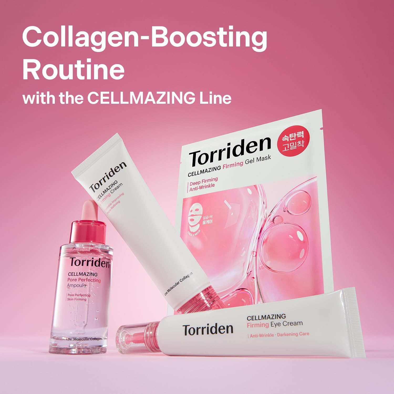 Torriden CELLMAZING Pore Perfecting Ampoule 30Ml (1.01 Fl.Oz.) | Improving Skin Elasticity | 5D Collagen, Peptide Complex, PHA, LHA | Korean Facial Serum, Korean Skin Care image number 5