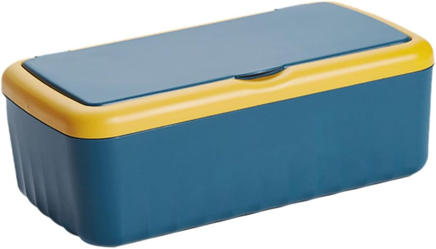 Amosfun Wet Tissue Box Large Capacity Wipes Dispenser Easy Pullout for Quick Access Humidity Retaining Multiuse for Living Rooms Offices image number 5