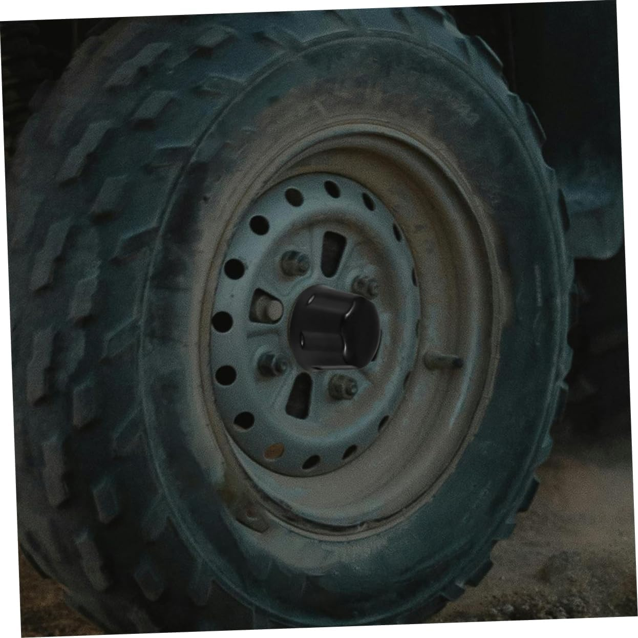 PLAFOPE 4Pcs ATV Rim Cover Caps Rubber Replacement Wheel Cover Fit for Easy Installation