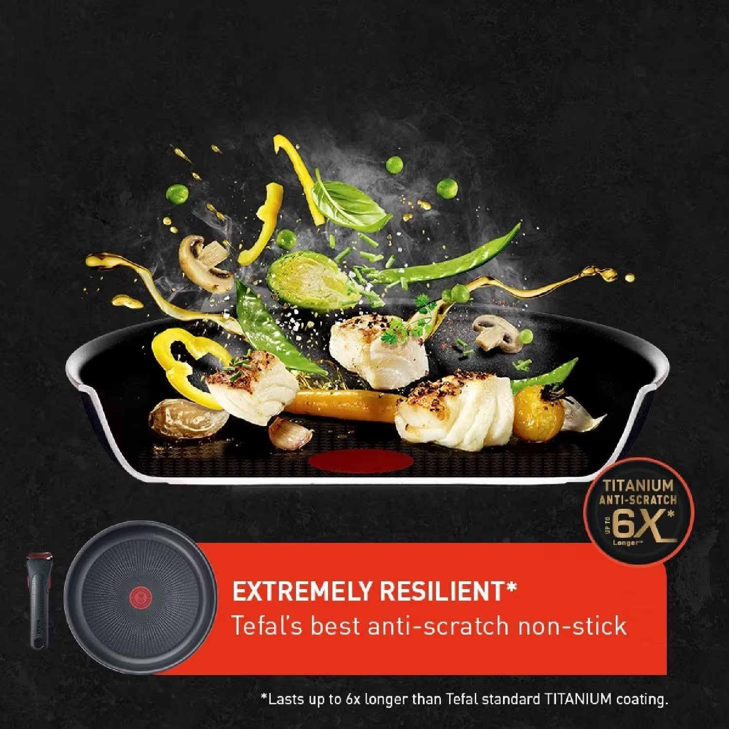 Tefal Ingenio Unlimited 13-Piece Cookware for All Heat Sources + Induction, L76390 image number 6