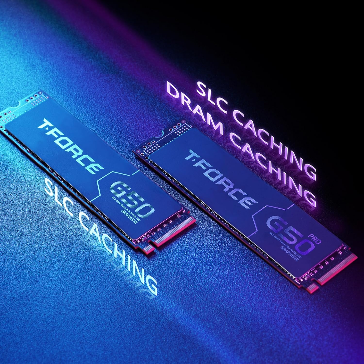 TEAMGROUP T-Force G50 1TB SLC Caching 3D TLC NAND Nvme Innogrit Pcie Gen4X4 M.2 2280 Gaming SSD with Ultra-Thin Graphene Heat Spreader Works with PS5 Read/Write 5000/4800 Mb/S TM8FFE001T0C129 image number 2