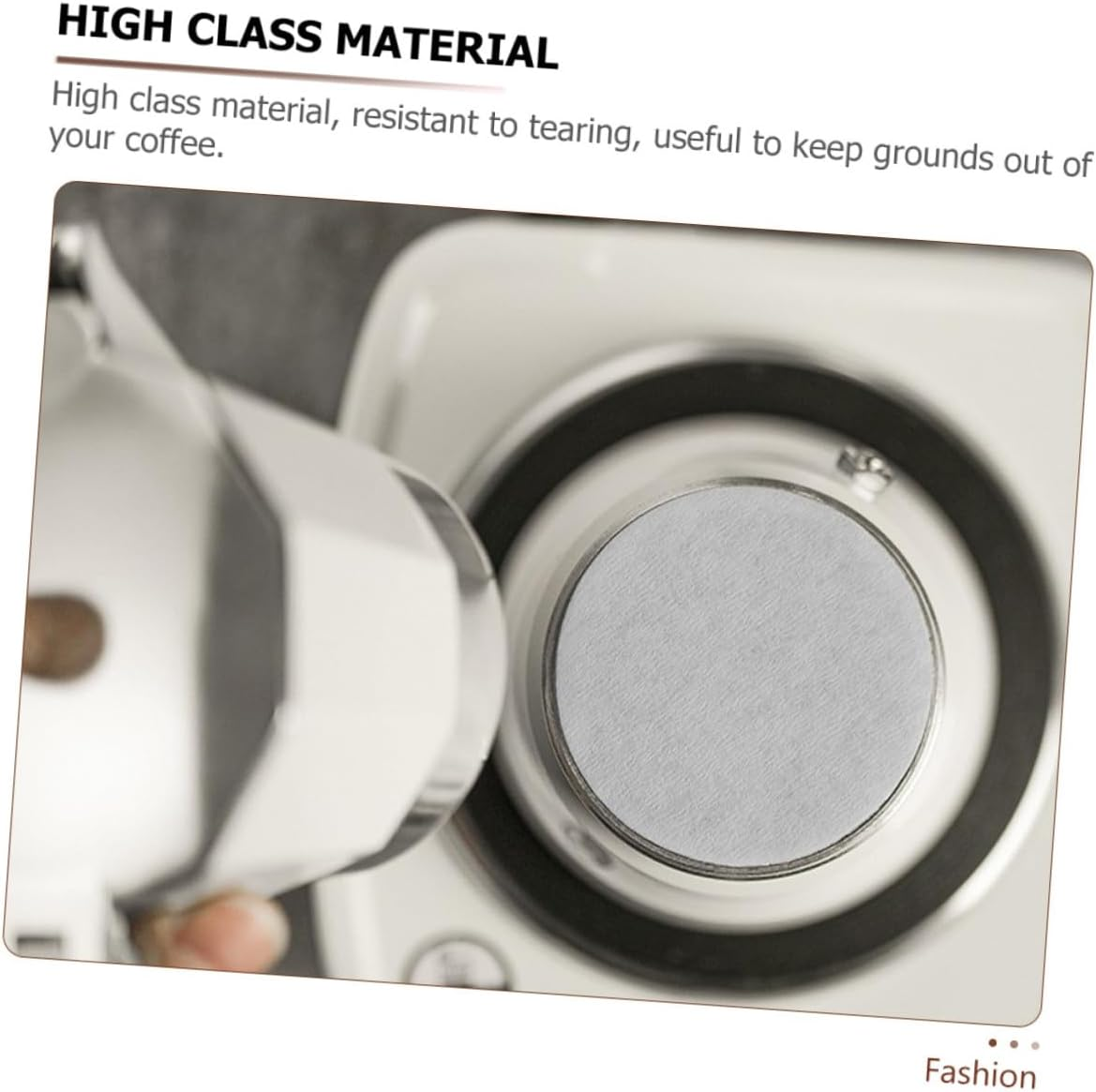 GLEAVI 400Pcs Disposable Coffee Filter Paper Espresso Filtering Papers Tear-Resistant Coffee Supplies for Drip and Pour-Over Brewers image number 5