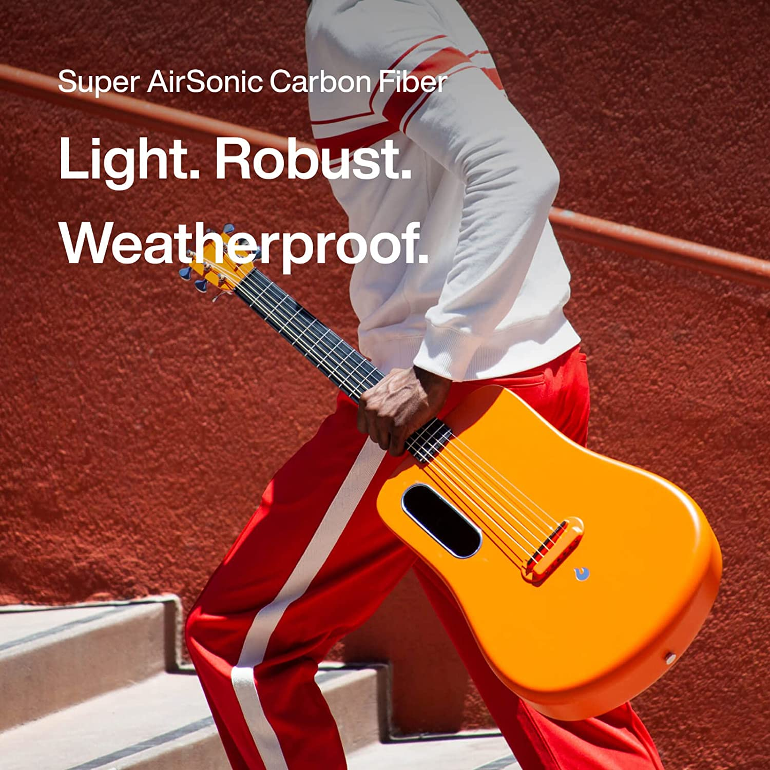 LAVA ME 2 Carbon Fiber Guitar 36 Inch with Effects without Plugging In, Acoustic Electric Guitar Beginner Bundle with Free Guitar Bag (Freeboost-Black) image number 6