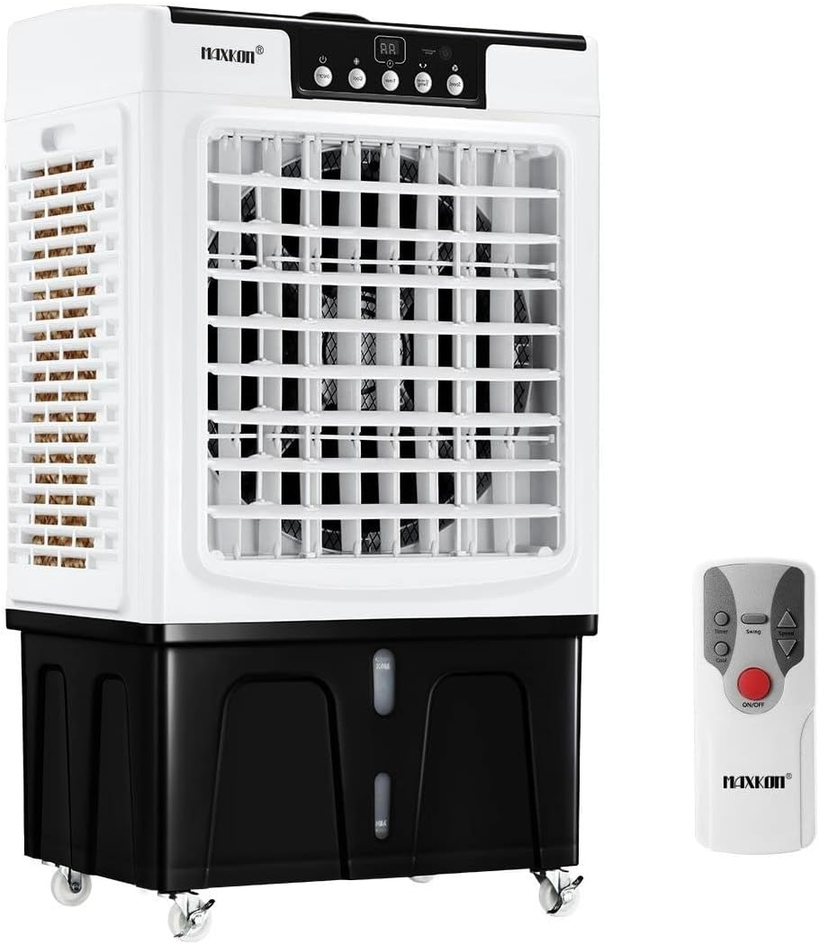 Maxkon 45L Industrial Evaporative Air Cooler Portable Air Conditioner Fan Humidifier