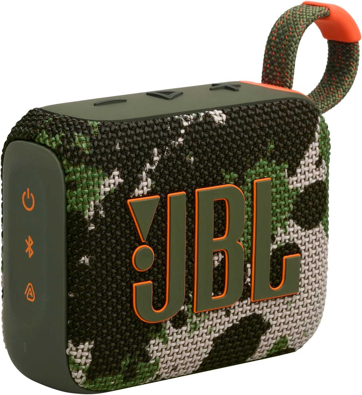 JBL Go 4, Ultra-Portable JBL Pro Sound with Punchier Bass, up to 7 Hours of Playtime plus 2 Hours with Playtime Boost, Waterproof and Dustproof, Multi-Speaker Connection by Auracast, Squad - Black image number 4