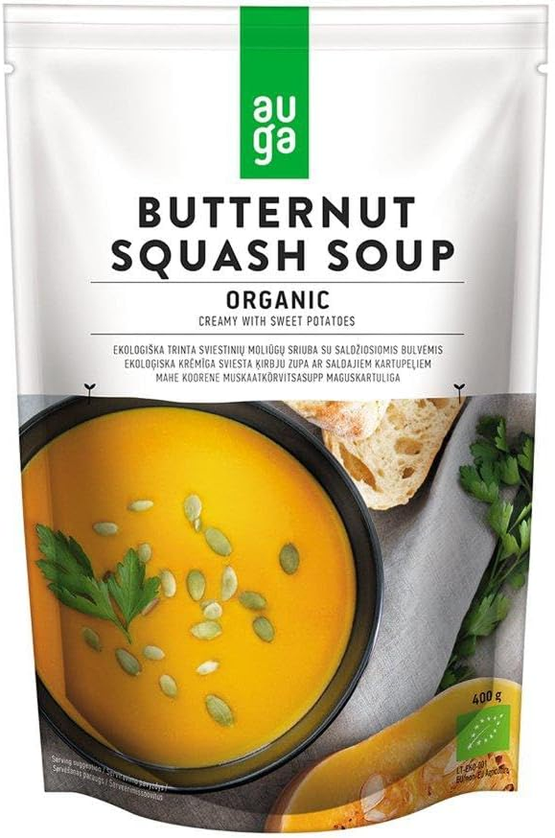 Auga Organic Vegan Gluten Free Butternut Squash Soup 400 G