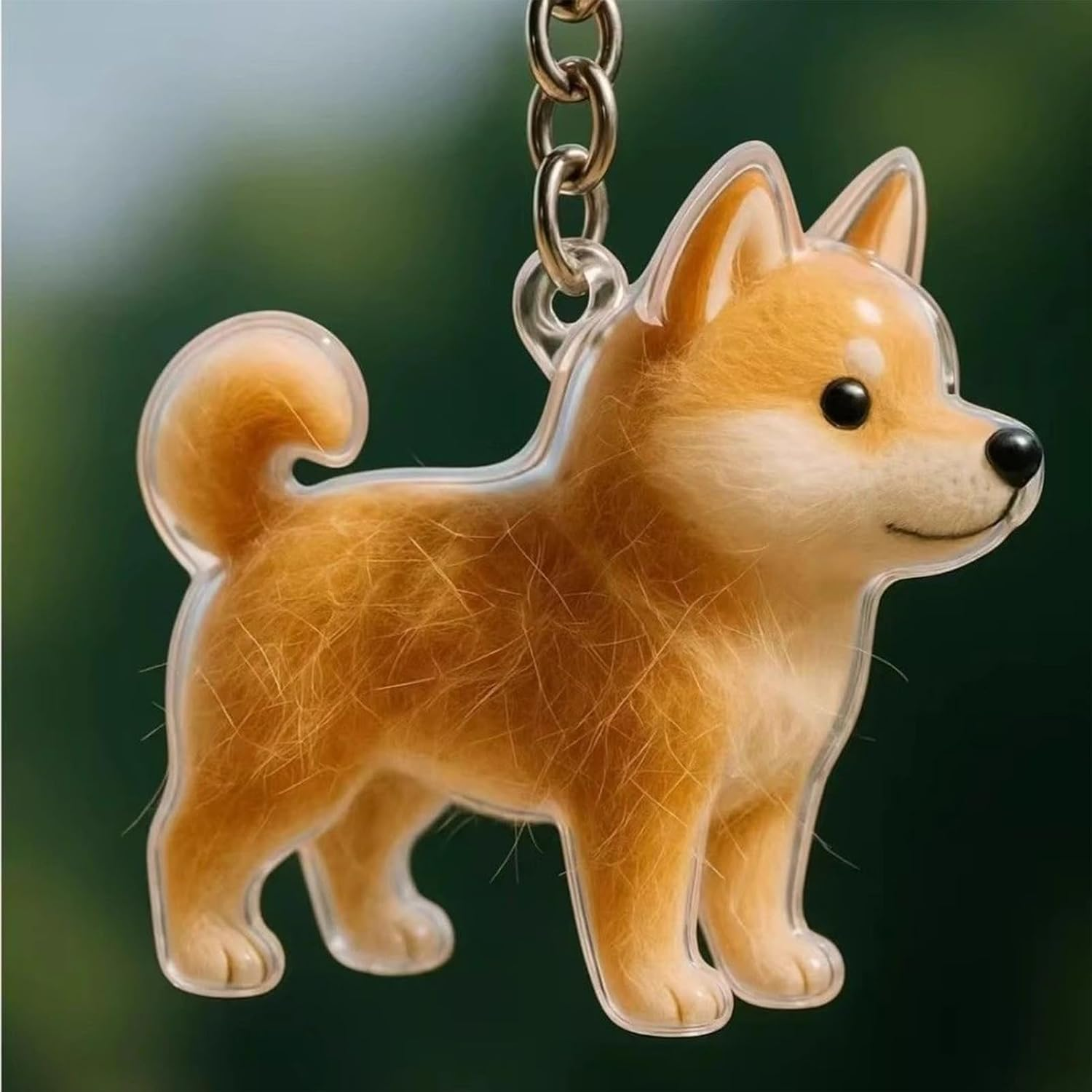 ETUCYNG Animal Keyring &ndash; Souvenir for Keeping Your Pet'S Hair Charm Accessory for Boys Girls Men Women Wallet Bag image number 6