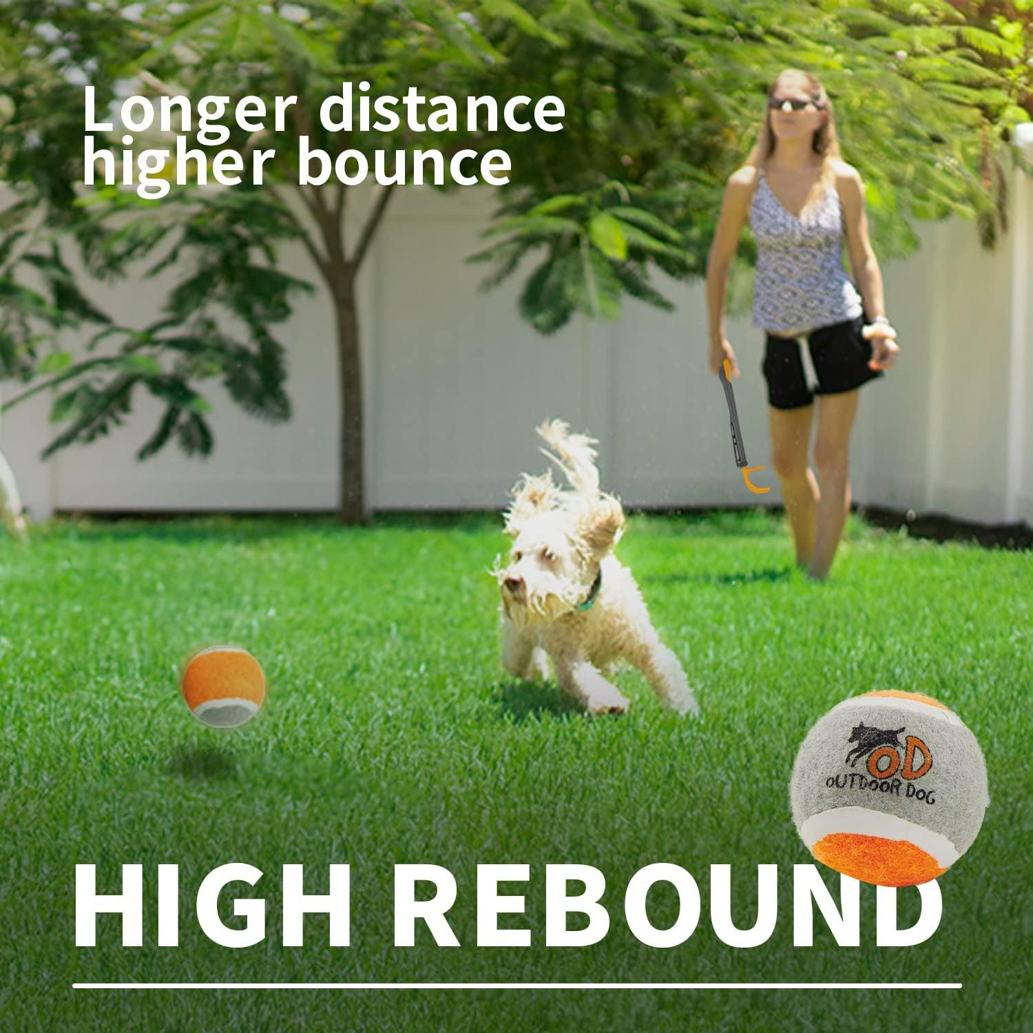 All for Paws Outdoor Dog Retractable Ball Thrower image number 6