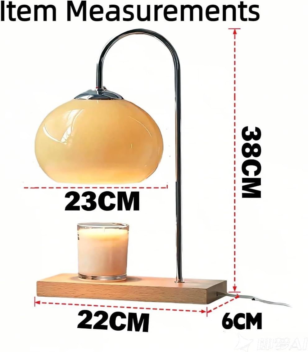 Upgrade Candle Warmer Lamp Australia,Dimmable Electric Wax Melt Warmer for Jar Candles,Luxury High-End Women'S Gifts Christmas'S Gifts Home Bedroom Decor (AU Plug) ﻿ image number 1