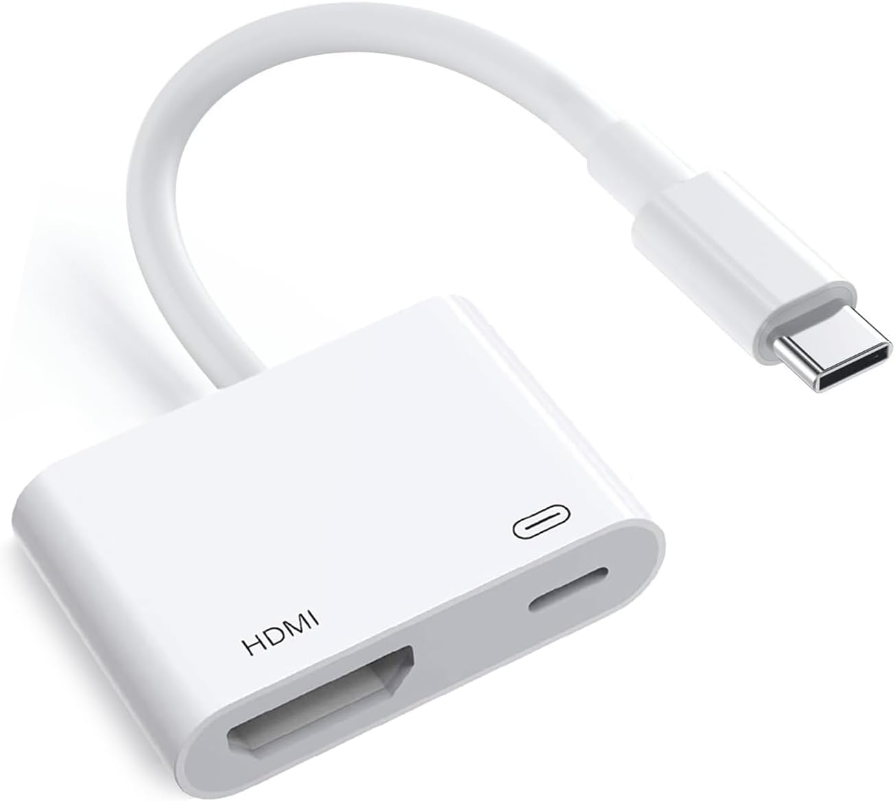 Wahbite Apple USB-C to HDMI Adapter 4K@60Hz for Iphone 15 Macbook Pro Air Ipad Pro, USB 3.1 Type C Digital AV HDMI 2.0 Cord Compatible with Samsung Galaxy S23/S22, Pixelbook, XPS and More image number 2