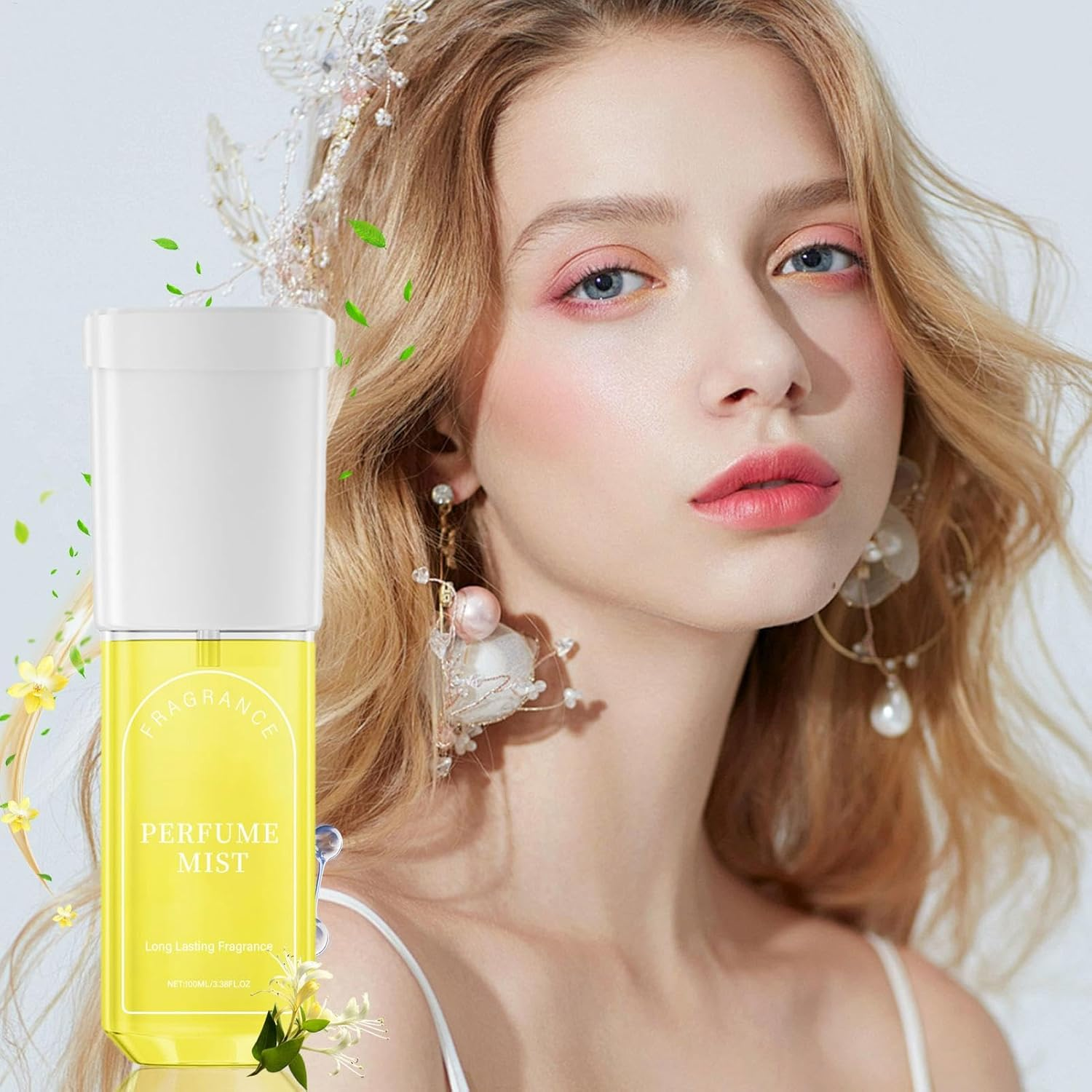 Hair Perfume,Long Lasting Fragrance - 100Ml Lightweight Elegant Perfume Body Perfume Spray Ylang Ylang Mist for Girl image number 2