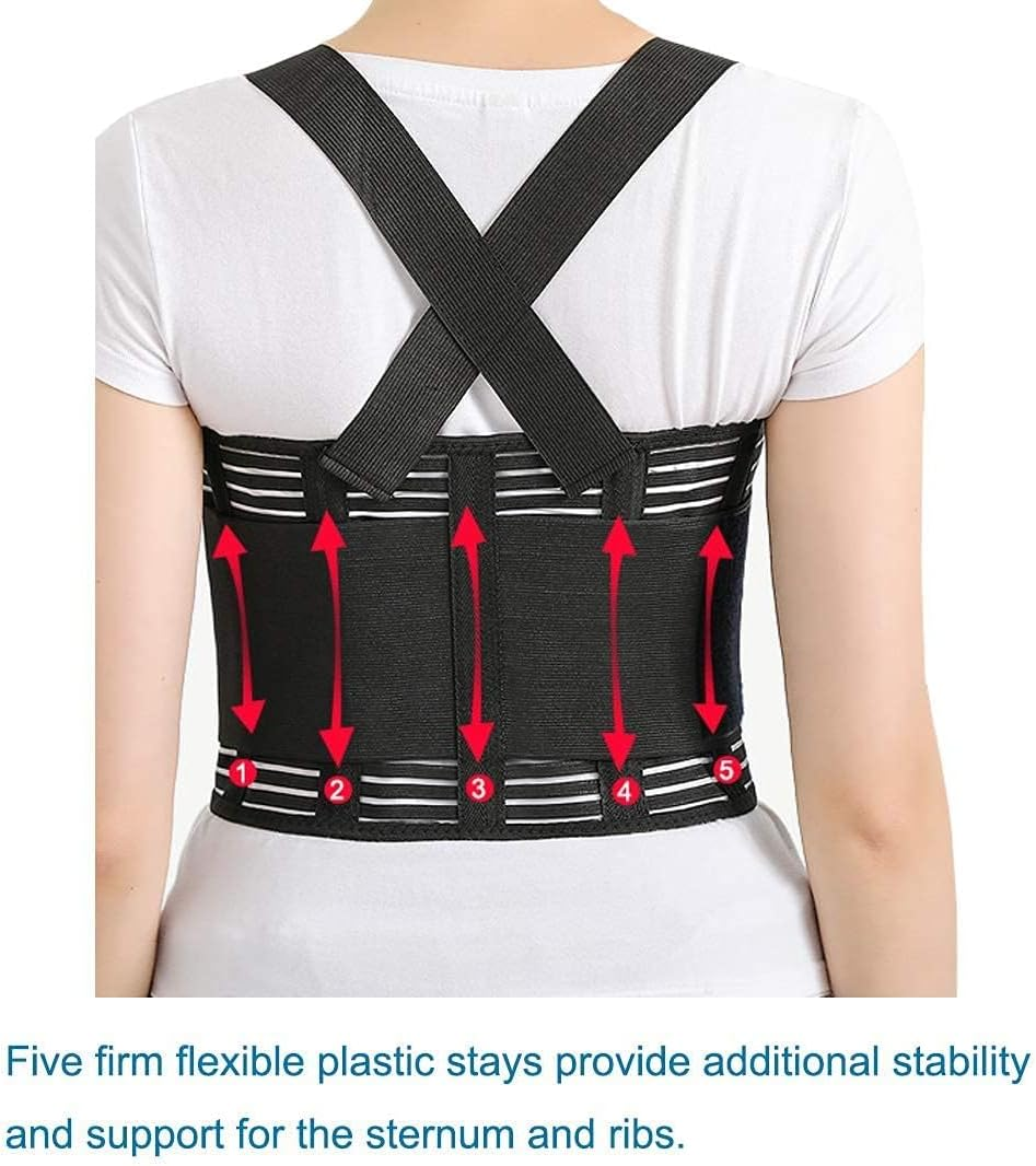 Solmyr Rib and Chest Support Brace, Broken Rib Brace, Breathable Rib Belt for Sore or Bruised Ribs Support, Sternum Injuries, Dislocated Ribs Protection, Pulled Muscle Pain (XXL) image number 4