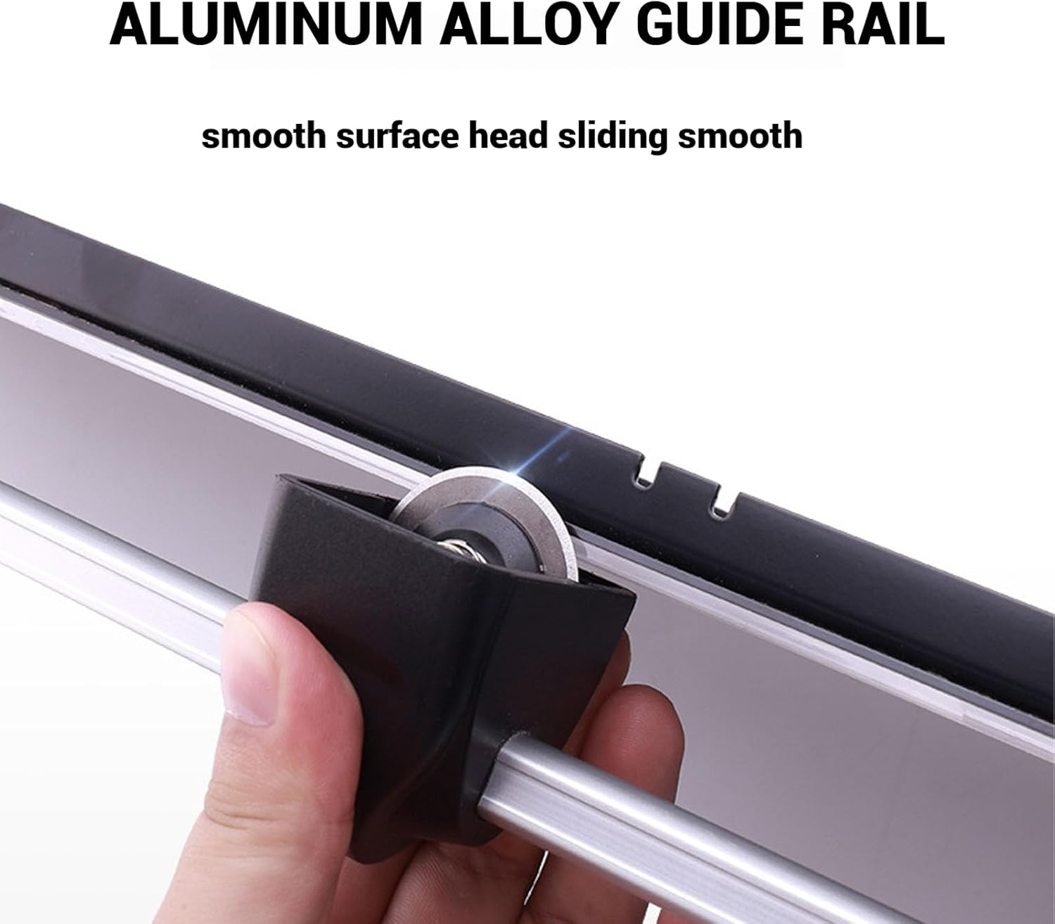 Paper Cutter, A2 Metal Guillotine Paper Cutter Cutting Performance up to 10 Sheets, Guillotine Blade Trimmer with Sliding Cutter Head, for A4 A5 Paper,Craft Paper, Photo, Coupon and Label image number 6