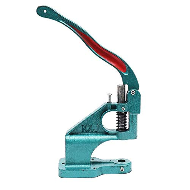 KATSU Hand Press Grommet Machine Heavy Duty Grommet Eyelet Table Mount Hole Punch Tool with 3 Dies 6Mm/10Mm/12Mm and 1500Pcs Silver Grommets for Fabric Tarps Bags Making Curtains Kit 953104 image number 6