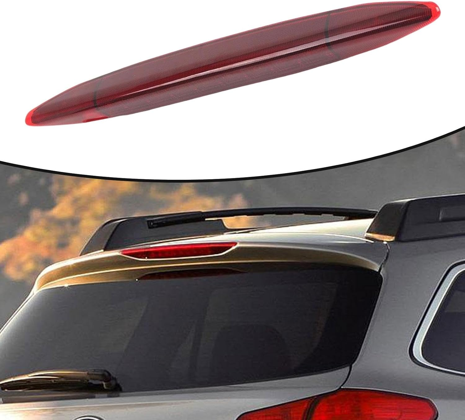 Vsenkes Third Stop Lamp Simple Installation 84701Aj01A,Replacement,Repair Parts,Waterproof Vc02-116 High Performance for Outback, Red - Red image number 6